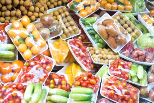 Fruits And Vegetables in packaging